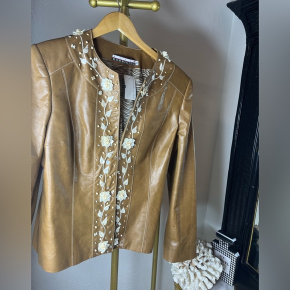 DAVID RODRIGUEZ LEATHER & SHELL VINTAGE JACKET - Picture 4 of 11